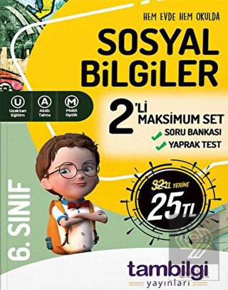 6. Sınıf Sosyal Bilgiler 2'li Doping Set