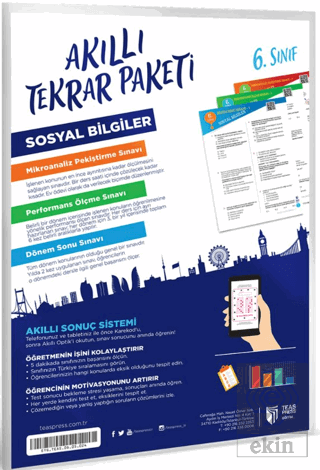 6. Sınıf Sosyal Bilgiler Akıllı Tekrar Paketi