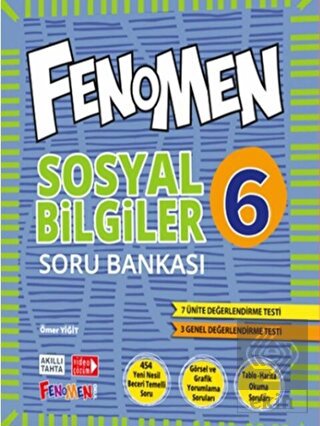Fenomen Okul Yayınları 6. Sınıf Sosyal Bilgiler Soru Bankası