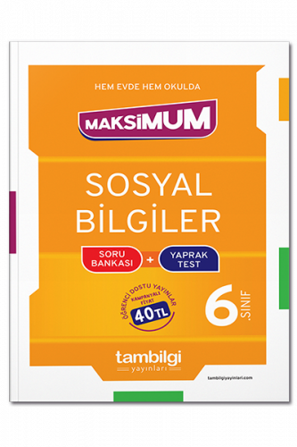 6. Sınıf Sosyal Bilgiler Soru Bankası + Yaprak Tes