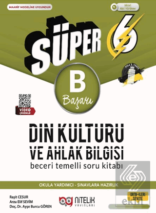 6. Sınıf Süper Din Kültürü ve Ahlak Bilgisi Beceri Temelli Soru Kitabı