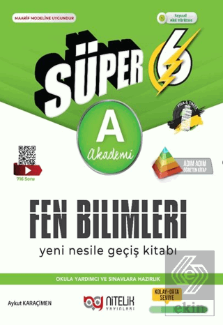 6. Sınıf Süper Fen Bilimleri Soru Kitabı Yeni Nesil (A)