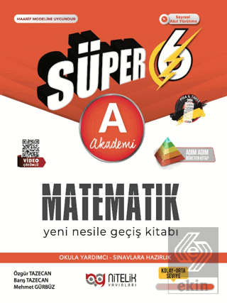 6. Sınıf Süper Matematik Yeni Nesil Geçiş Kitabı