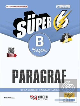 6. Sınıf Süper Paragraf B Soru Kitabı