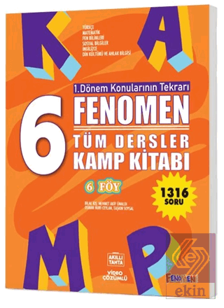 6. Sınıf Tüm Dersler Kamp Kitabı