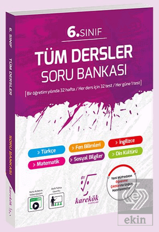 6. Sınıf Tüm Dersler Soru Bankası