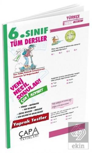 6. Sınıf Tüm Dersler Yaprak Test