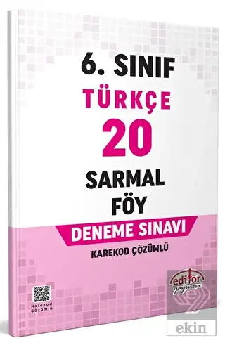 6. Sınıf Türkçe 20 Sarmal Föy Deneme Sınavı