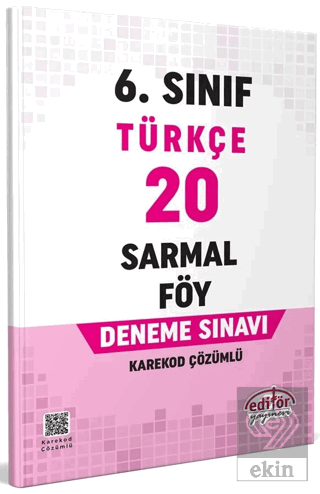 6. Sınıf Türkçe 20 Sarmal Föy Deneme Sınavı