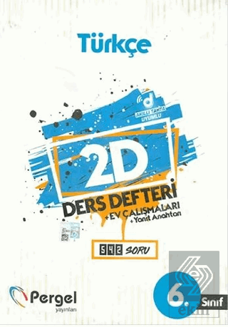 6. Sınıf Türkçe 2D Ders Defteri