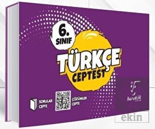 6. Sınıf Türkçe Cep Test