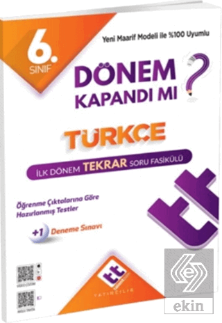 6. Sınıf Türkçe İlk Dönem Tekrar Fasikülü