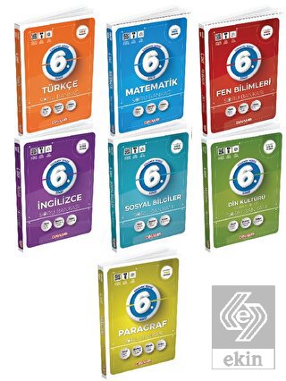 6. Sınıf Türkçe + Matematik + Fen Bilimleri + İngi