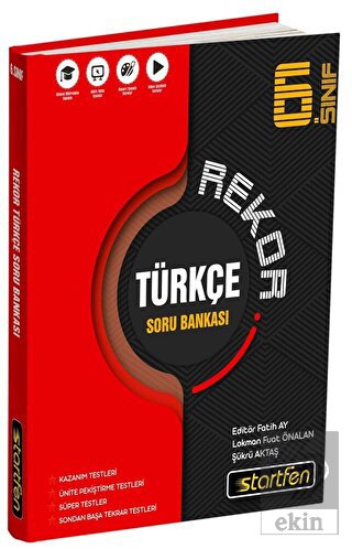6. Sınıf Türkçe Rekor Soru Bankası Startfen Yayınl