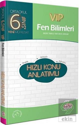 6. Sınıf VIP Fen Bilimleri Hızlı Konu Anlatımlı