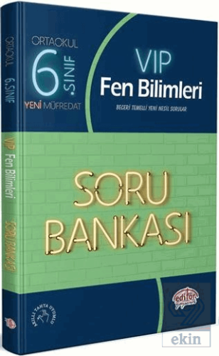 6. Sınıf VIP Fen Bilimleri Soru Bankası