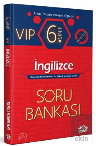 6. Sınıf VIP İngilizce Soru Bankası Editör Yayınev