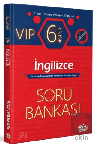 6. Sınıf VIP İngilizce Soru Bankası Editör Yayınev