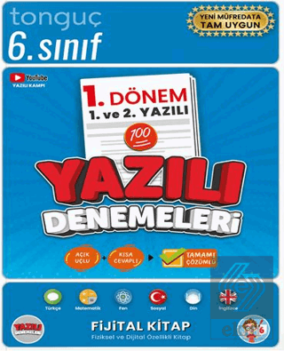 6. Sınıf Yazılı Denemeleri 1. Dönem 1 ve 2. Yazılı