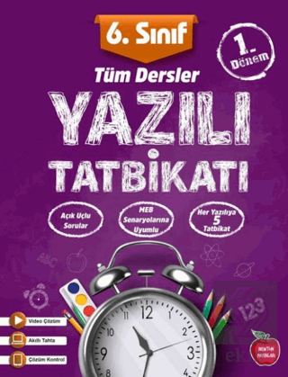 6. Sınıf Yazılı Tatbikatı 1. Dönem Tüm Dersler