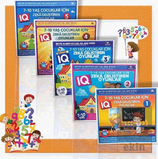 7-10 Yaş ve Üstü Çocuklar İçin Zeka Geliştiren Oyunlar (5 Kitap)