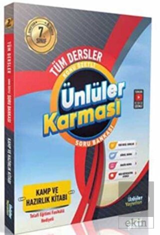 7 den 8 e Geçiş Tüm Dersler Kamp ve Hazırlık Kitab