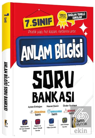 7. Fiber Sınıf Anlam Bilgisi Soru Bankası