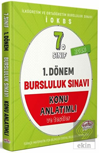 7. Sınıf 1. Dönem Bursluluk Sınavı Konu Anlatımlı