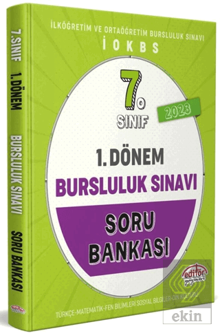 7. Sınıf 1. Dönem Bursluluk Sınavı Soru Bankası