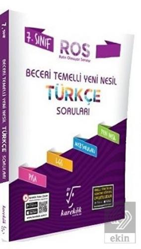7. Sınıf Beceri Temelli Yeni Nesil Türkçe Soruları