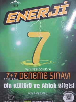 7. Sınıf Din Kültürü ve Ahlak Bilgisi Enerji 7+7 D