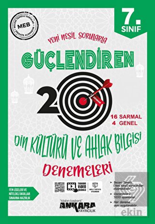 7. Sınıf Din Kültürü ve Ahlak Bilgisi Güçlendiren