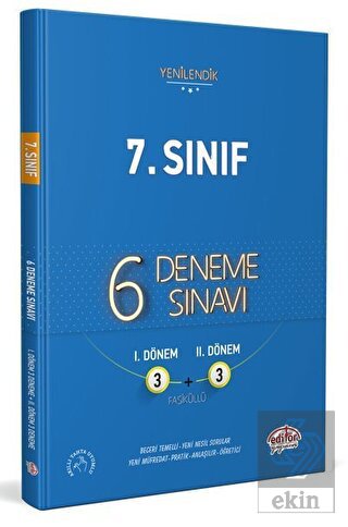 7. Sınıf Fasiküllü 6 Deneme Sınavı