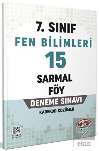 7. Sınıf Fen Bilimleri 15 Sarmal Föy Deneme Sınavı