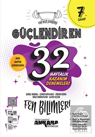 7. Sınıf Güçlendiren 32 Haftalık Fen Bilimleri Kaz