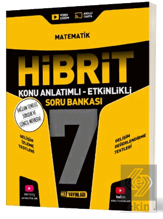 7. Sınıf Hibrit Matematik Soru Bankası Kolektif Hız Yayınları Satın Al