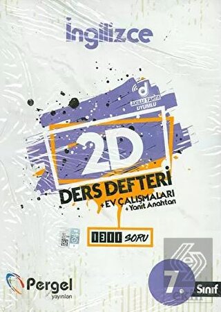 7. Sınıf İngilizce 2D Ders Defteri