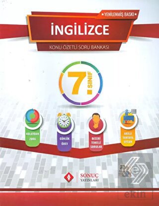 7. Sınıf İngilizce Konu Özetli Soru Bankası Seti