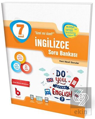 7.Sınıf İngilizce Soru Bankası