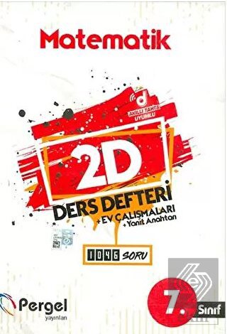 7. Sınıf Matematik 2D Ders Defteri