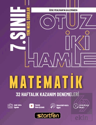 7. Sınıf Matematik 32 Haftalık Kazanım Denemeleri