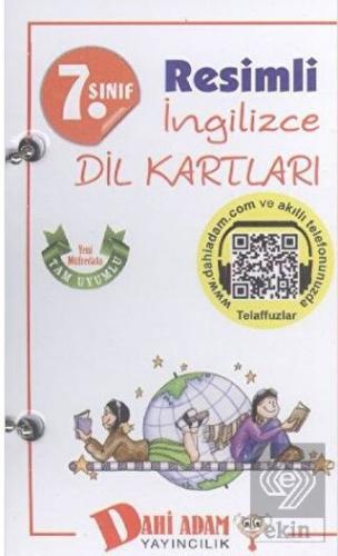 7. Sınıf Resimli İngilizce Dil Kartları