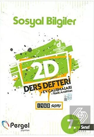 7. Sınıf Sosyal Bilgiler 2D Ders Defteri