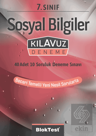 7. Sınıf Sosyal Bilgiler Kılavuz Deneme Kolektif Tudem Yayınları - Bay