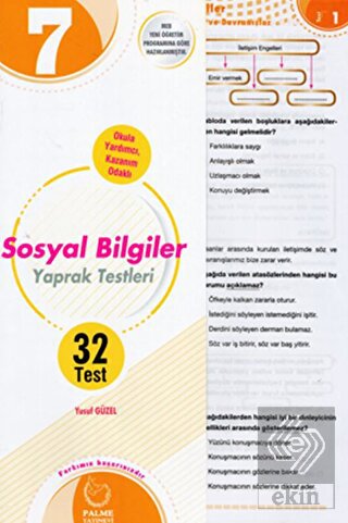 7.Sınıf Sosyal Bilgiler Yaprak Testleri