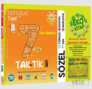 7. Sınıf Sözel Eko Taktikli Soru Bankası Tonguç Ak