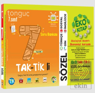 7. Sınıf Sözel Eko Taktikli Soru Bankası Tonguç Ak