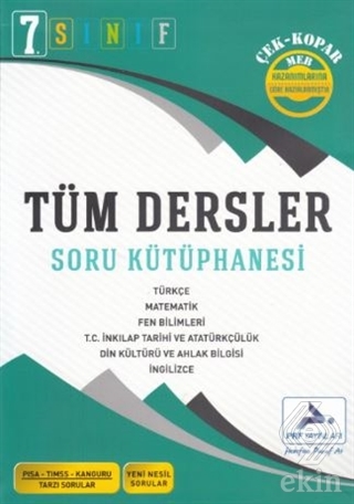 7.Sınıf Tüm Dersler Soru Kütüphanesi 2020
