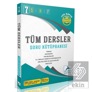 7.Sınıf Tüm Dersler Soru Kütüphanesi 2020