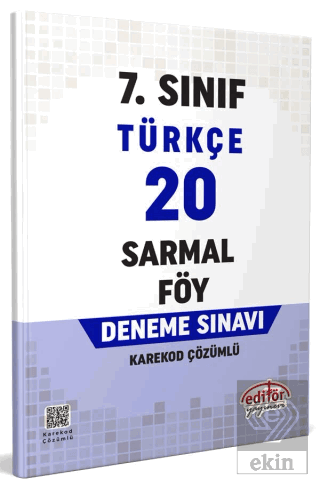 7. Sınıf Türkçe 20 Sarmal Föy Deneme Sınavı